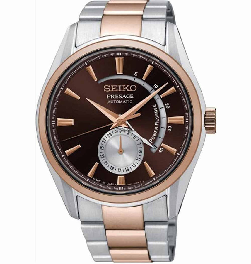 Часы Seiko Presage SSA354J1 — мужские, коричневый
