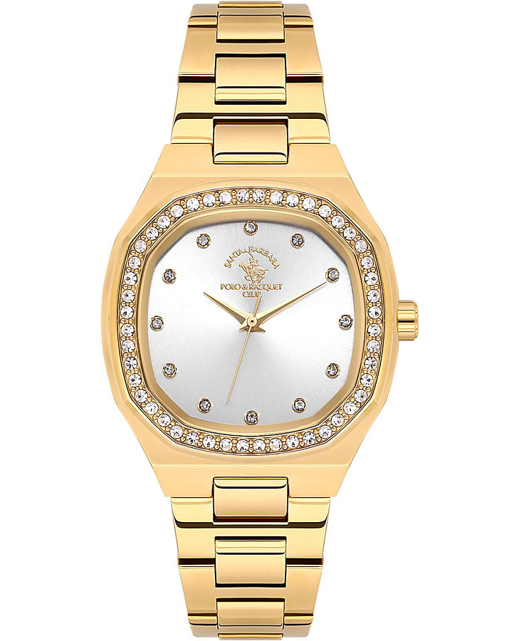 Часы Santa Barbara Polo & Racquet Club Core SB.1.10625-3 — женские, серебристый