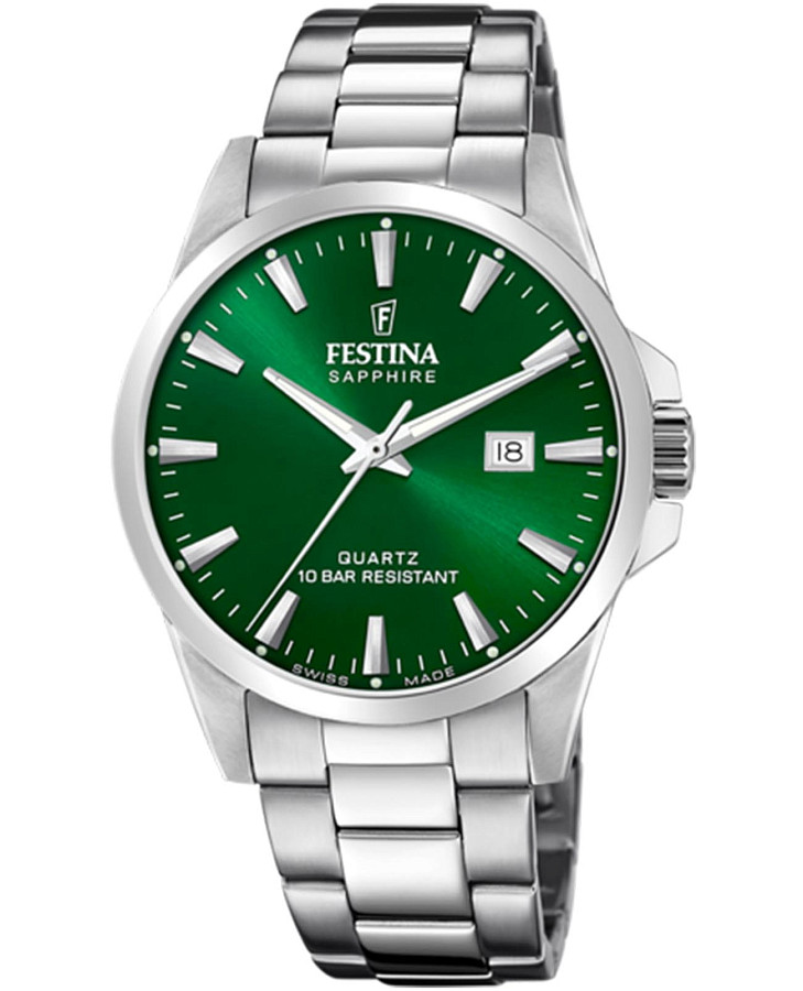 Часы Festina Classics F20024/6 — мужские, зеленый