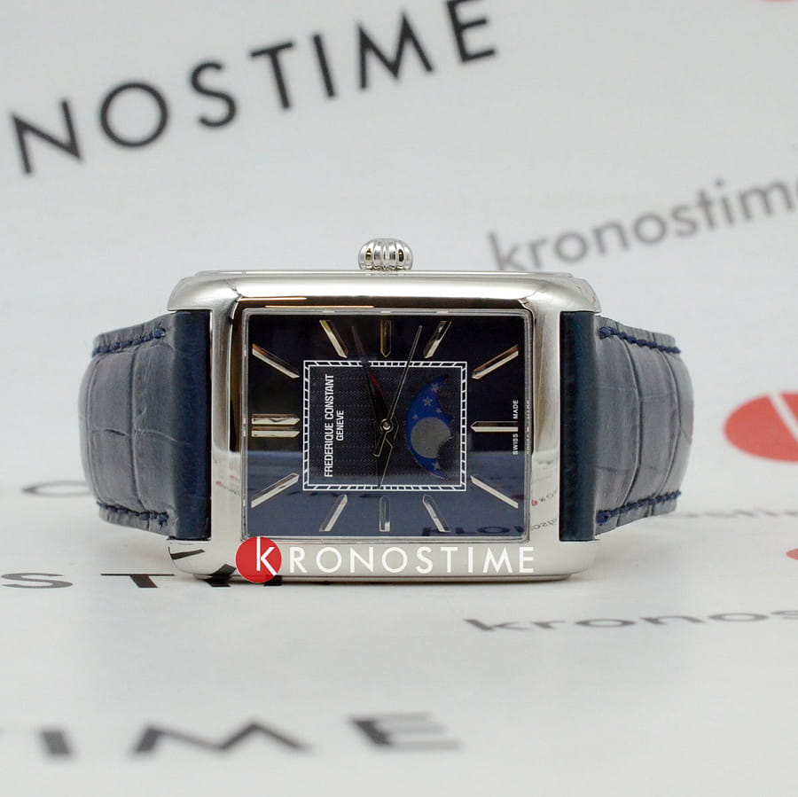 Часы Frederique Constant Classics Carree Moonphase Automatic FC-333N4C6 — механические, сталь металл