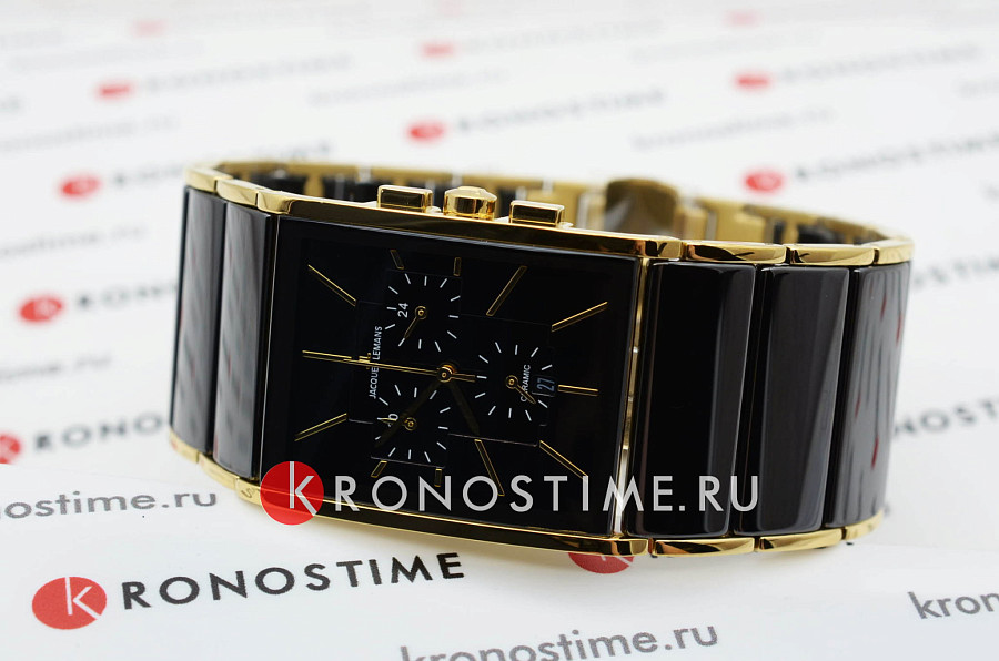 Часы Jacques Lemans High Tech Ceramic 1-1941D — металл сталь, Австрия