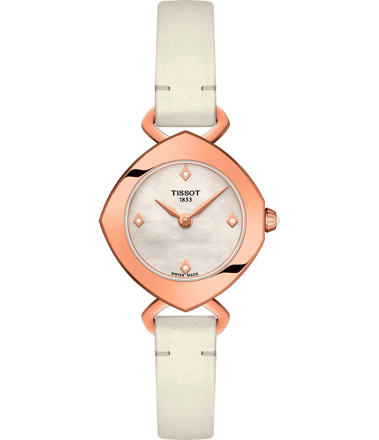 Часы Tissot Femini-T T113.109.36.116.00 — женские, перламутровый