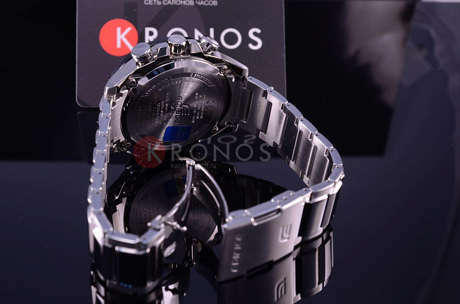 Часы Casio Edifice EQB-501XDB-1A — мужские, карбон + полимер