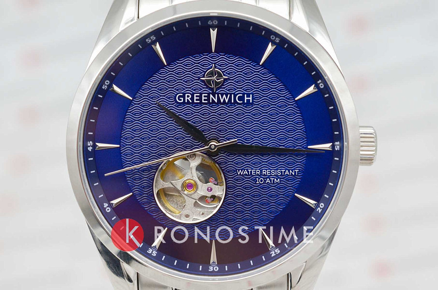 Часы Greenwich GW 075.10.36 — металл сталь, США