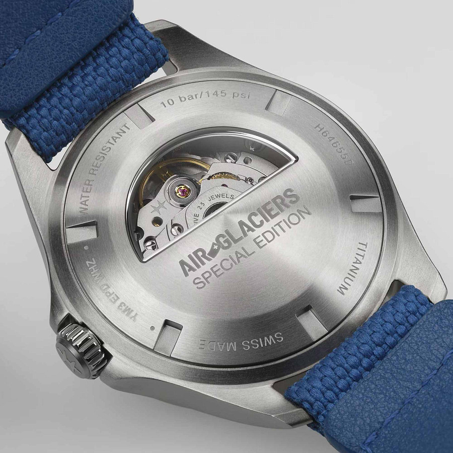 Часы Hamilton Khaki Aviation Day Date Auto - Air - Glaciers Edition H64655941 — артикул H64655941, мужские