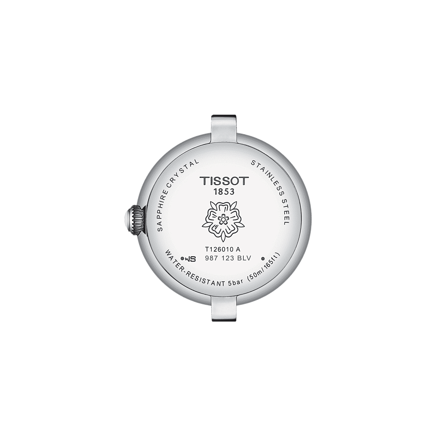 Часы Tissot Bellissima Small Lady T126.010.11.133.00 — голубой, металл сталь