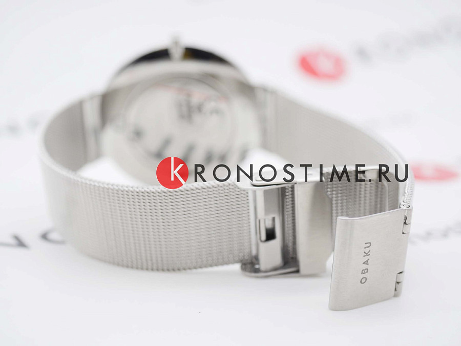 Часы Obaku Ultra Slim V230GXCBMC — серебристый, сталь металл