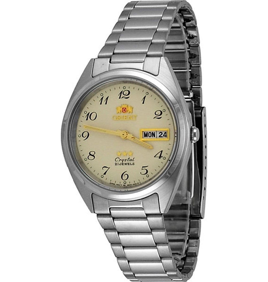 Часы Orient AB00003C (FAB00003C) — мужские, желтый