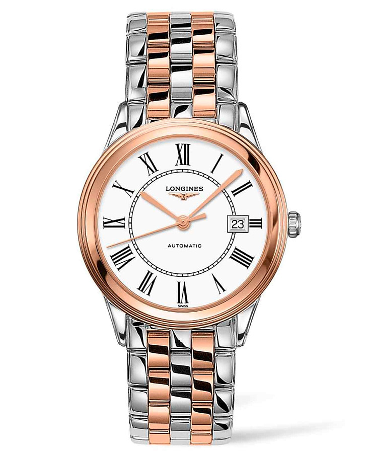 Часы Longines Flagship L4.974.3.91.7 — мужские, белый