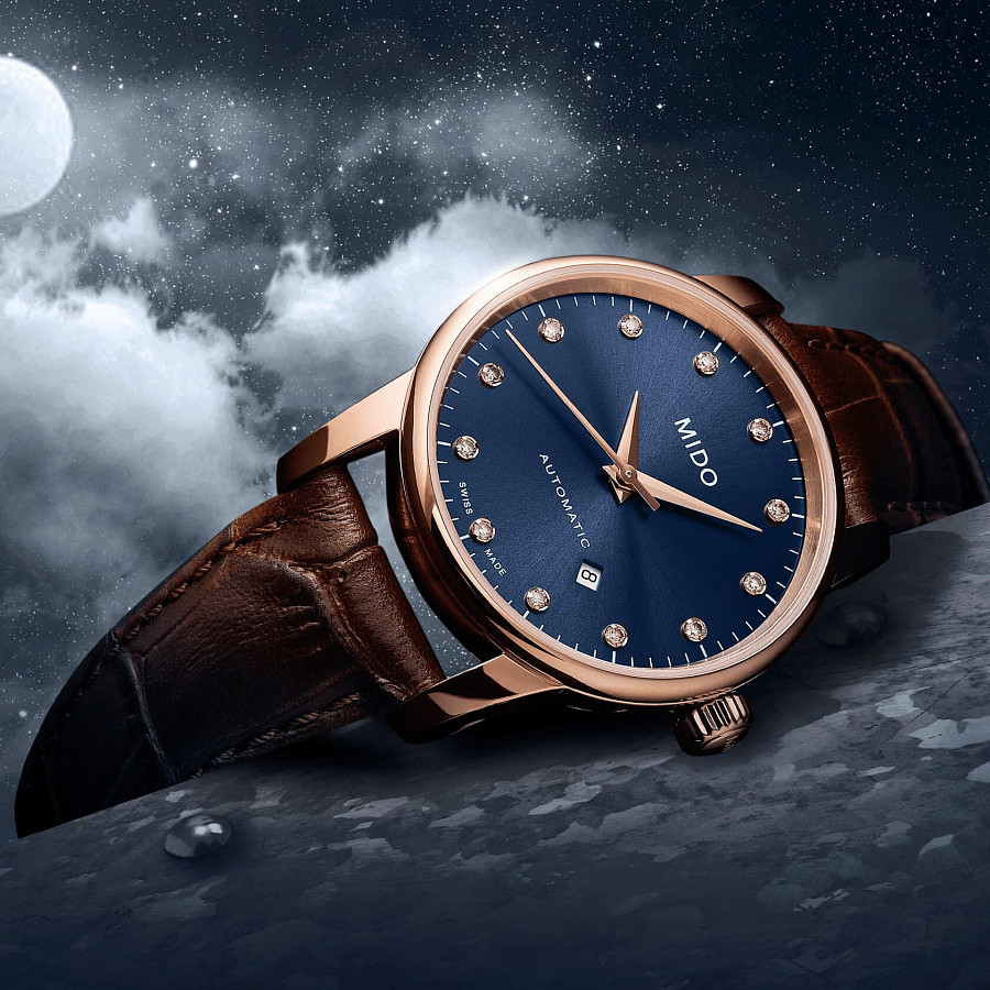 Часы Mido Baroncelli M7600.3.65.8 — артикул M76003658, женские