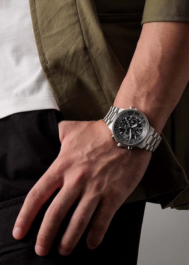 Часы Citizen Promaster AT8300-58E — кварцевые, металл сталь