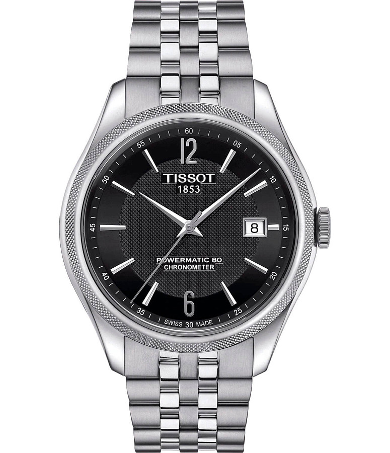 Часы Tissot Ballade Powermatic 80 COSC T108.408.11.057.00 — мужские, черный