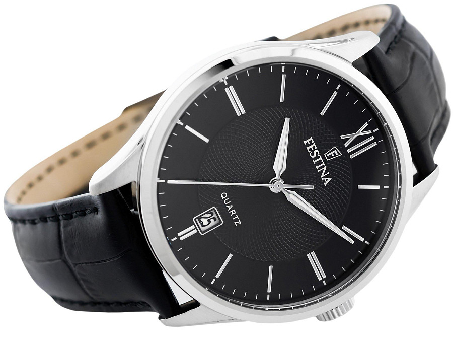 Часы Festina Classics F20426/3 — кожаный, мужские