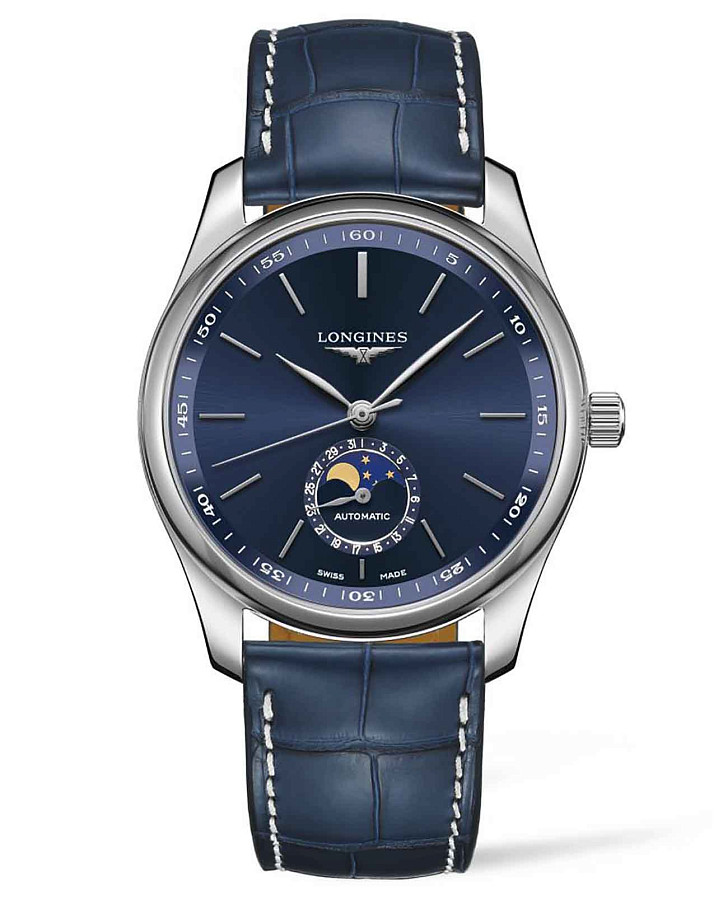 Часы Longines Master Collection L2.909.4.92.0 — мужские, синий