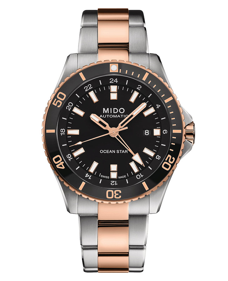Часы Mido Ocean Star GMT M026.629.22.051.00 — мужские, черный
