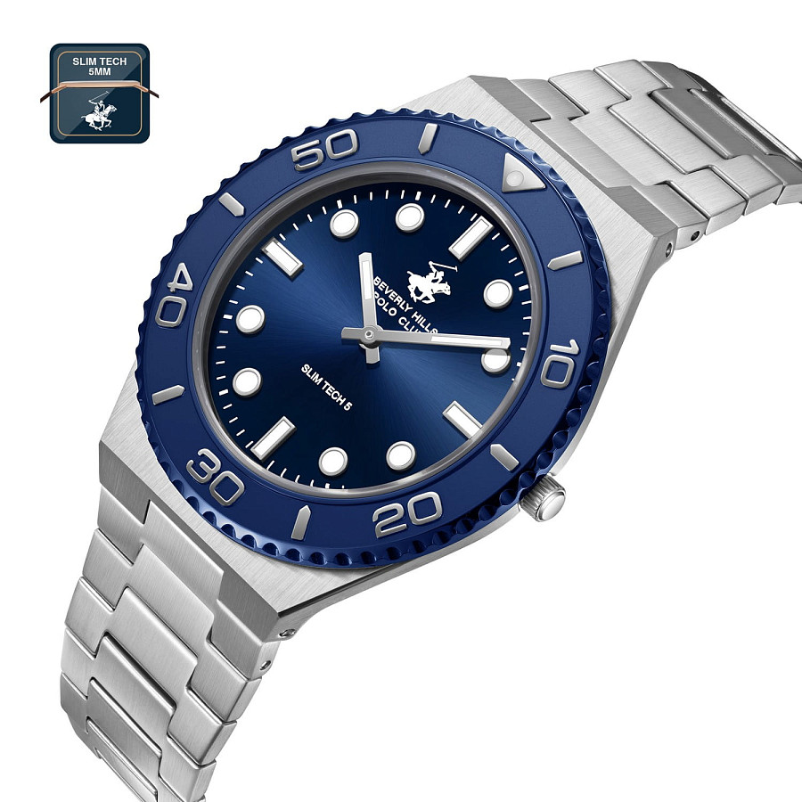 Часы Beverly Hills Polo Club BP3714X.390 — нержавеющая сталь, мужские