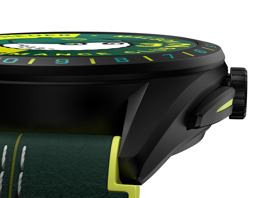 Часы TAG Heuer Connected Malbon Golf Edition SBR8A85.EB0338 — кожа + каучук, мужские
