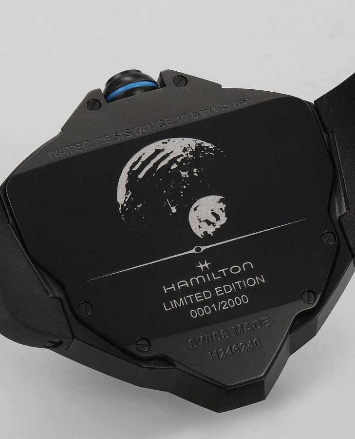 Часы Hamilton Ventura Edge Dune Limited Edition H24624330 — черный, сталь металл