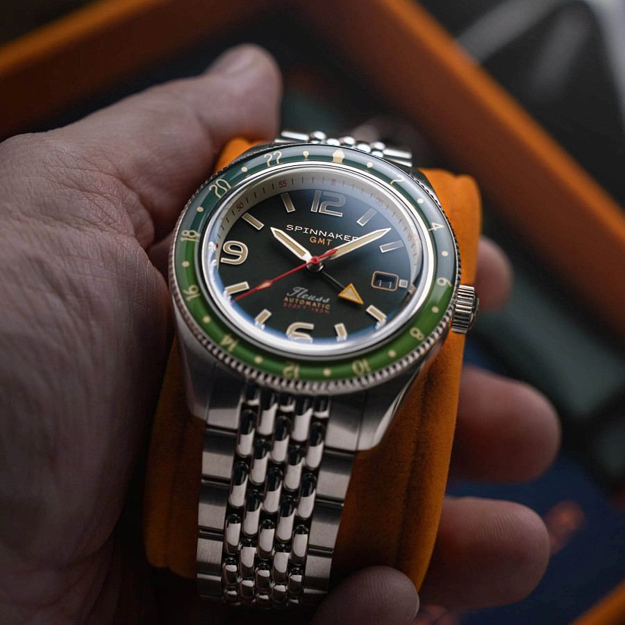 Часы Spinnaker Fleuss Gmt Automatic SP-5120-44 — механические, металл сталь
