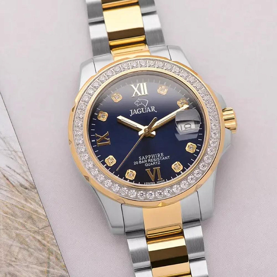 Часы Jaguar Woman J893/2 — нержавеющая сталь с pvd-покрытием, женские