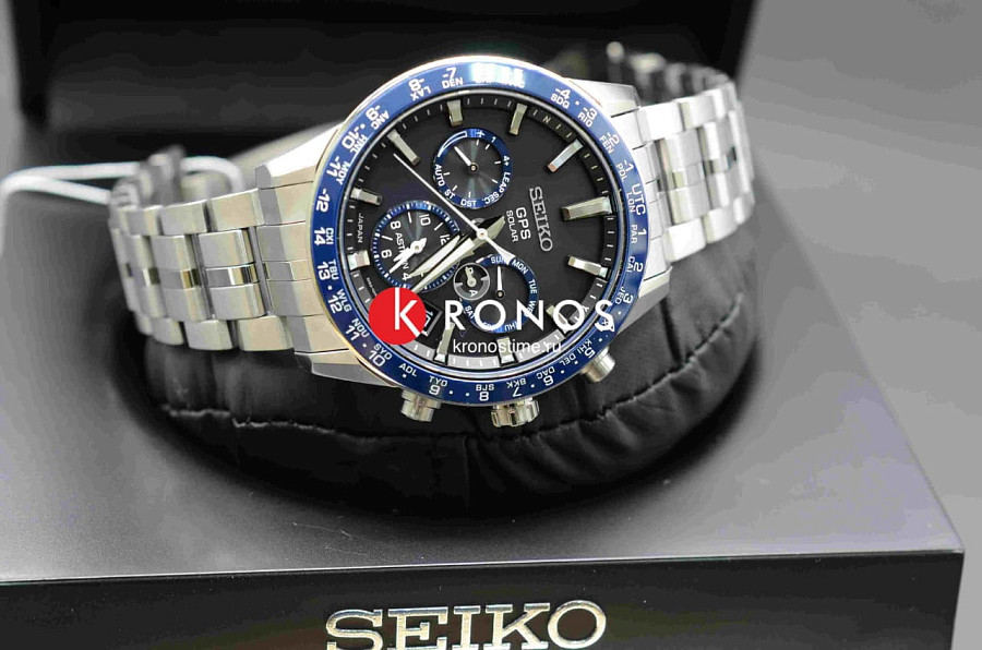 Часы Seiko Astron GPS Solar SSH001J1 — керамика титан металл, Япония