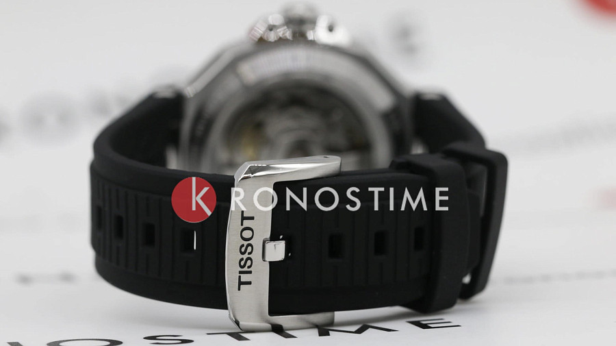 Часы Tissot T-Race Powermatic 80 T141.807.17.051.00 — мужские, силикон