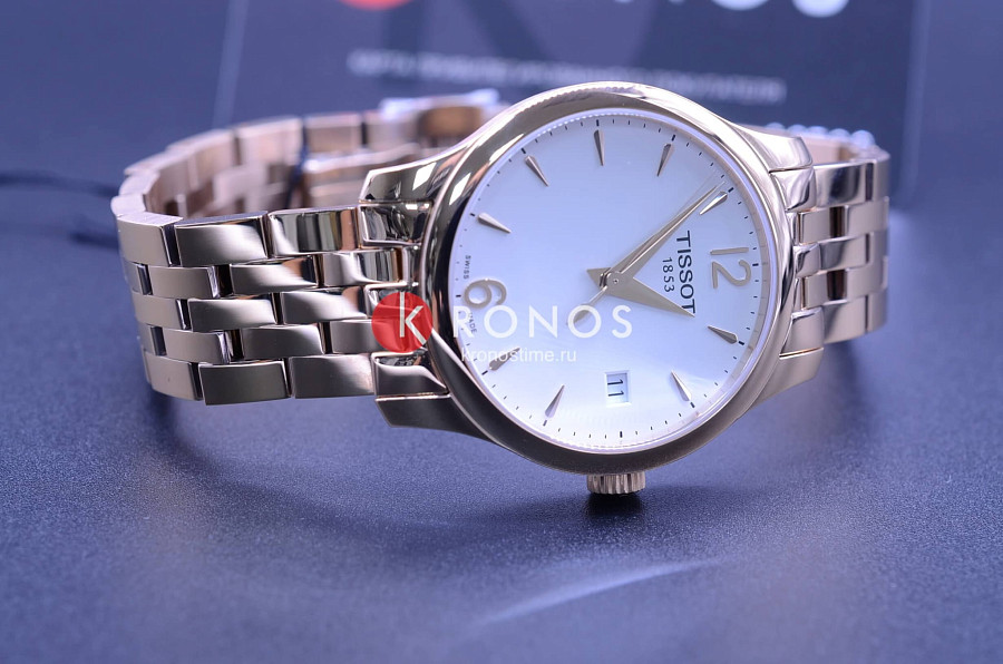 Часы Tissot Tradition Lady T063.210.33.037.00 — металл сталь, Швейцария