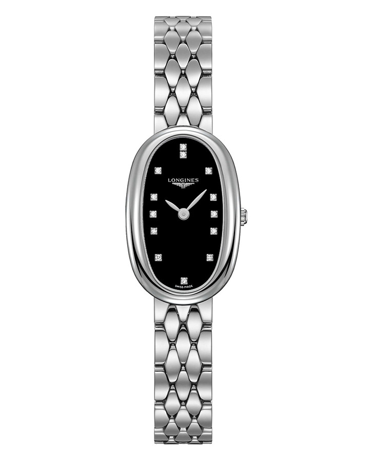 Часы Longines Symphonette L2.305.4.57.6 — женские, черный