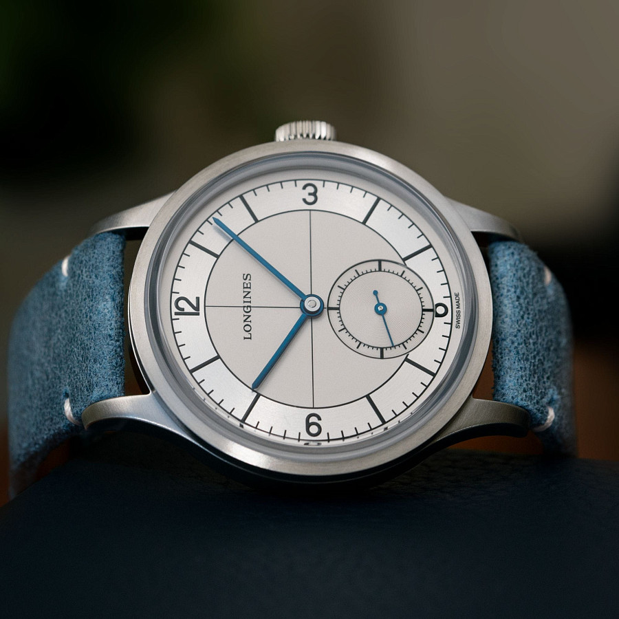 Часы Longines Heritage Classic L2.828.4.73.2 — кожаный, мужские