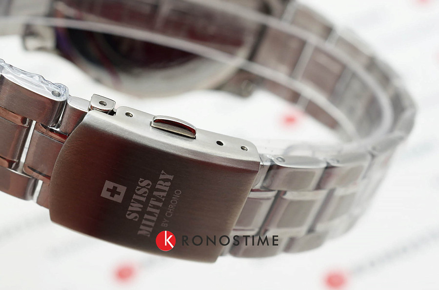 Часы Swiss Military by Chrono Сверхточные SM30200.18 — синий, металл сталь