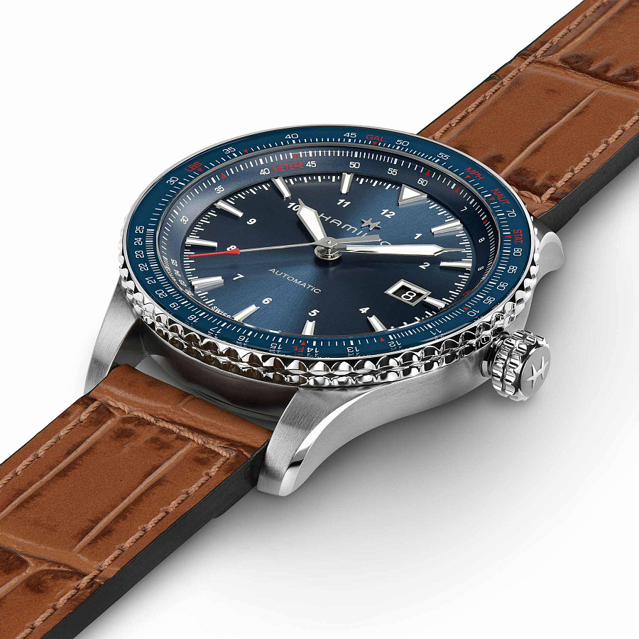Часы Hamilton Khaki Aviation Converter Auto H76645540 — механические, сталь металл