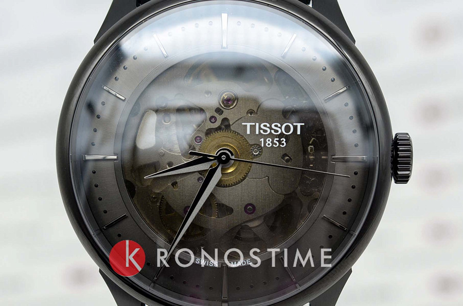 Часы Tissot Chemin des Tourelles Squelette T139.836.36.441.00 — металл сталь, Швейцария