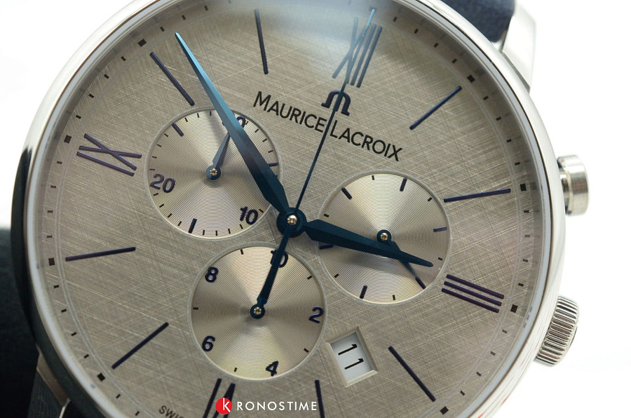 Часы Maurice Lacroix Eliros Chronograph EL1098-SS001-114-1 — сталь металл, Швейцария