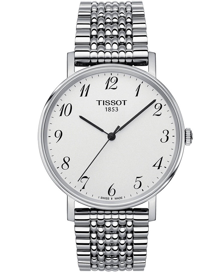 Часы Tissot Everytime Medium T109.410.11.032.00 — мужские, белый
