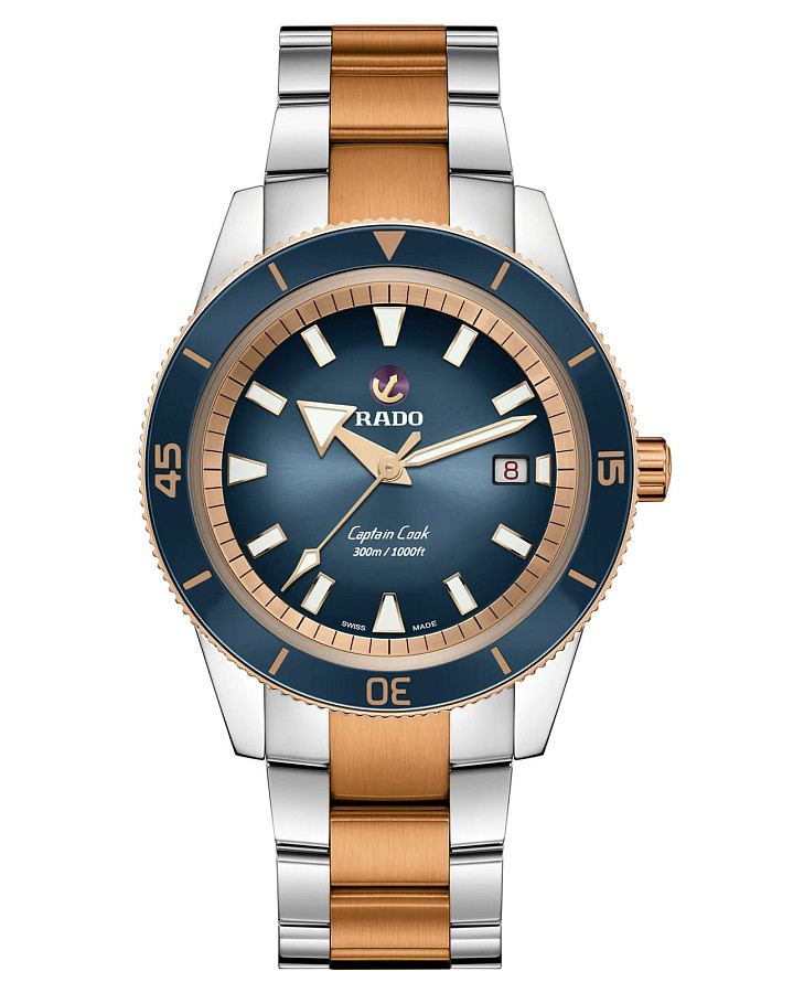 Часы Rado Captain Cook Automatic R32137203 — мужские, синий