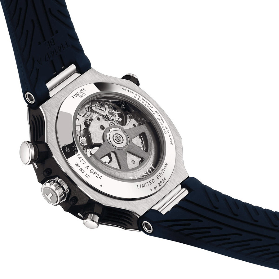 Часы Tissot T-Race MotoGP™ Automatic Chronograph 2024 Limited Edition T141.427.27.041.00 — каучук, мужские