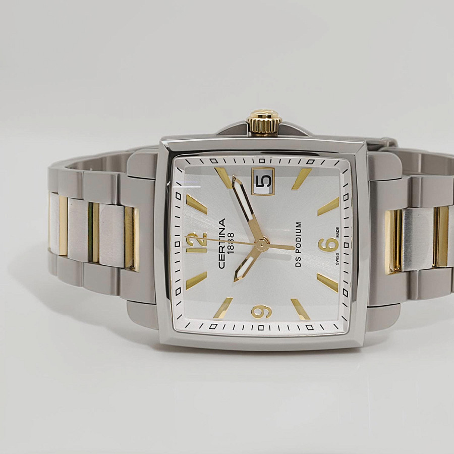 Часы Certina DS Podium C001.310.22.037.00 — сталь c pvd покрытием, женские