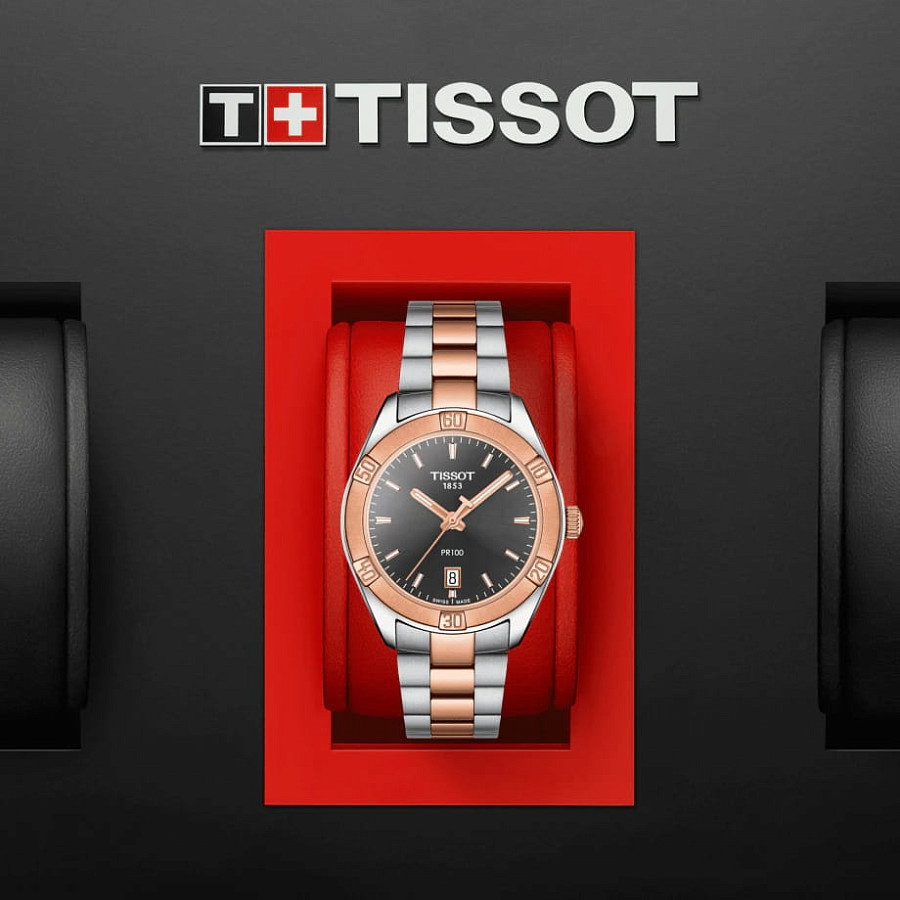 Часы Tissot PR 100 Sport Chic T101.910.22.061.00 — сталь металл, Швейцария