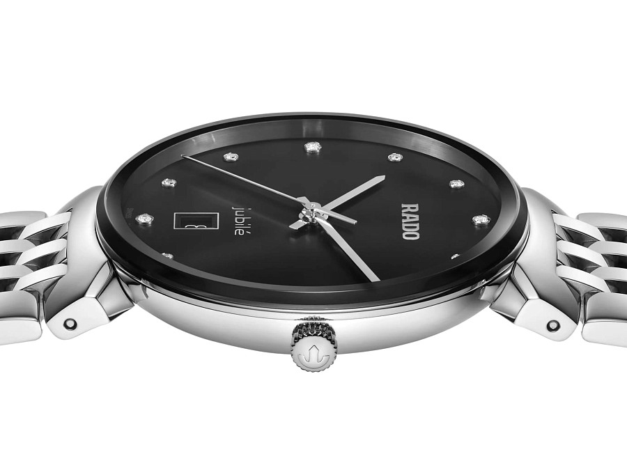 Часы Rado Florence Classic Diamonds R48912733 — черный, металл сталь