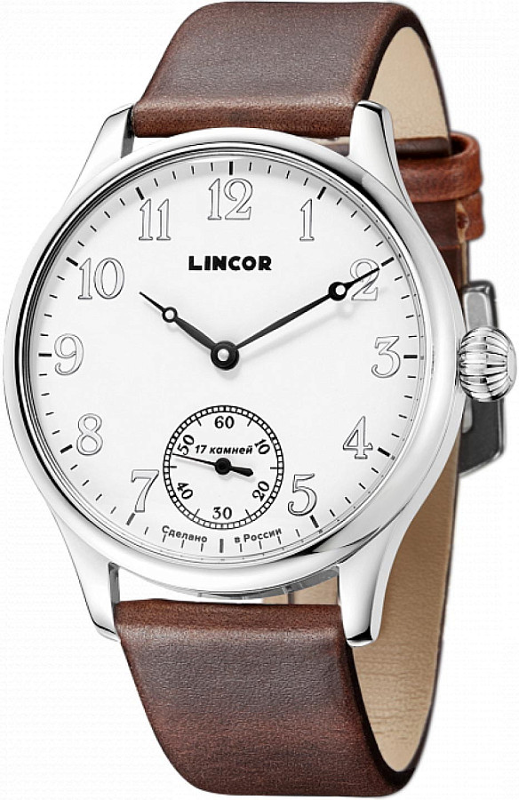 Часы Lincor Uni ST12821L1-1 — механические, сталь металл