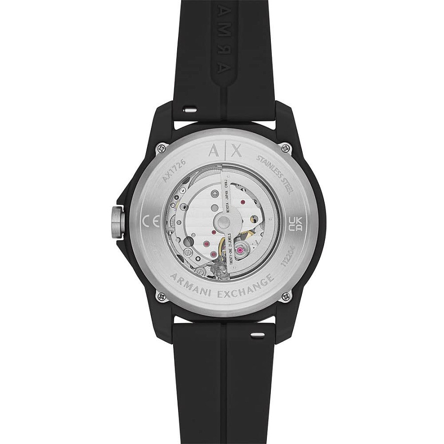 Часы Armani Exchange Banks Automatic AX1726 — мужские, силикон