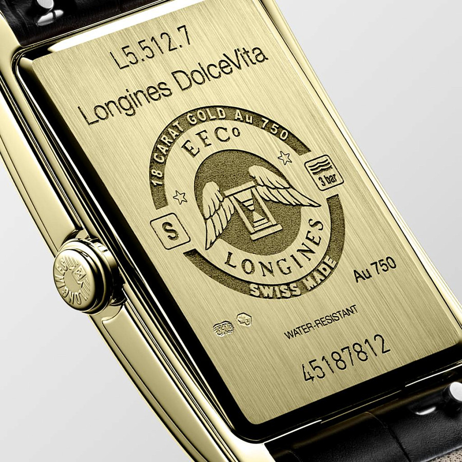 Часы Longines DolceVita L5.512.7.71.0 — женские, кожаный
