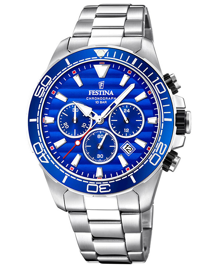 Часы Festina Prestige F20361/2 — мужские, синий