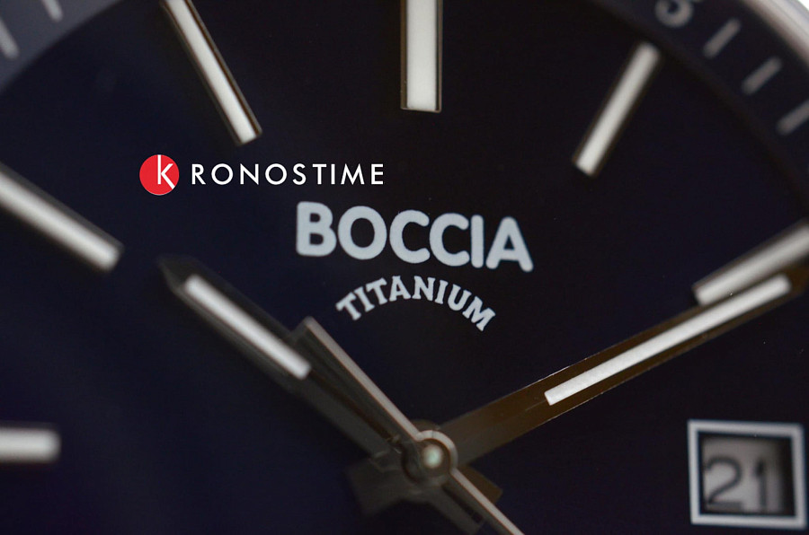 Часы Boccia Titanium 3633-01 — титан, Германия