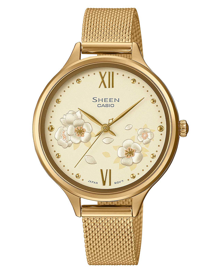 Часы Casio Sheen SHE-4551GM-9A — женские, золотой