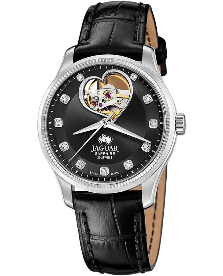 Часы Jaguar Automatic Open Heart J994/C — женские, черный