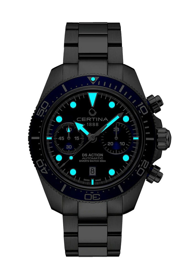 Часы Certina DS Action Diver Chrono C032.827.11.041.00 — механические, сталь
