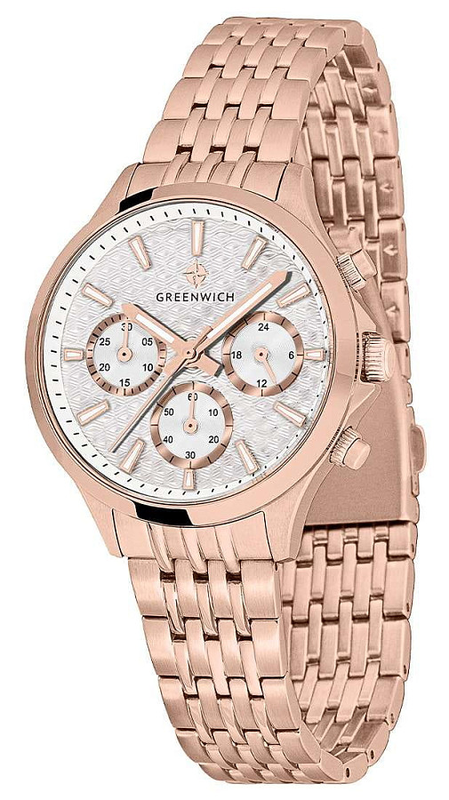 Часы Greenwich Mermaid GW 363.40.33 — кварцевые, металл сталь