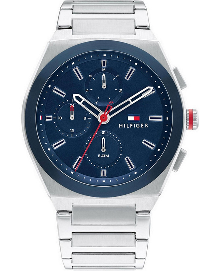 Часы Tommy Hilfiger Multifunction 1791896 — мужские, синий