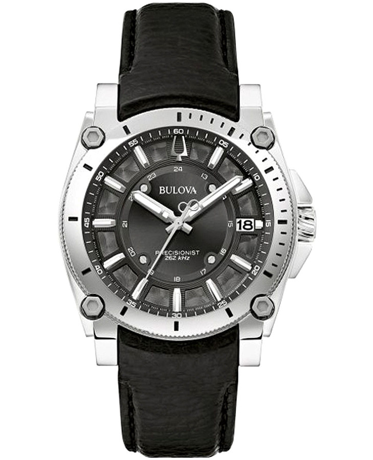 Часы Bulova Precisionist 96B416 — мужские, серый